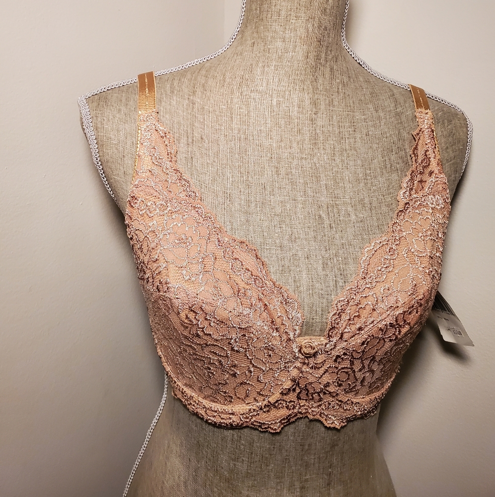 34D‎ Q-T Intimates Bra (Beige)